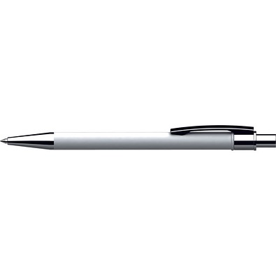 PENKO® Voll-Metall-Kugelschreiber LIPSI Soft, Weiss