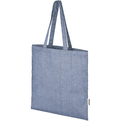 Pheebs recycelte Tragetasche, heather blau