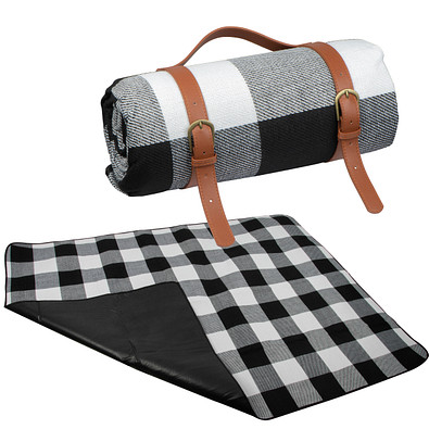 Picknickdecke mit Tragegurt, mehrfarbig