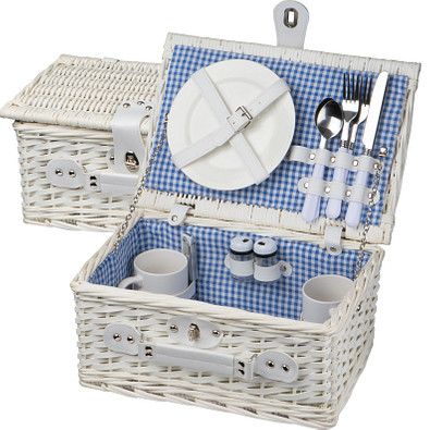 Picknickkoffer Emmerlev, weiss