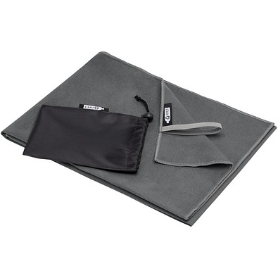Pieter ultraleichtes und schnell trocknendes GRS Handtuch 50 × 100 cm, grau