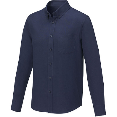 Pollux Herrenhemd mit langen Ärmeln, navy, 3XL