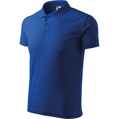 Polohemd Herren Pique Polo, 2XL, königsblau