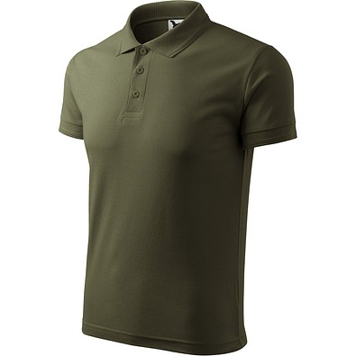 Polohemd Herren Pique Polo, 2XL, military