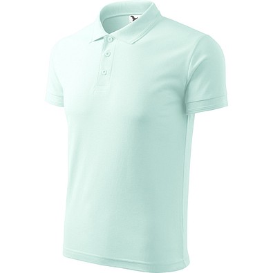 Polohemd Herren Pique Polo, S, frost