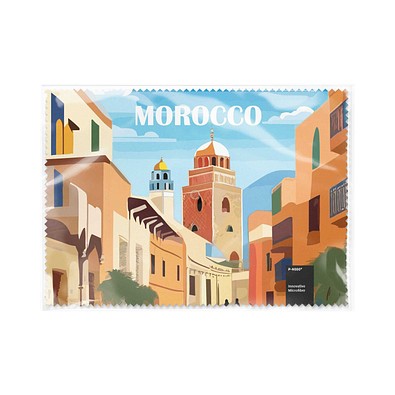 POLYCLEAN Brillenputztuch 21x15 cm im Polybeutel, weiss / individuell