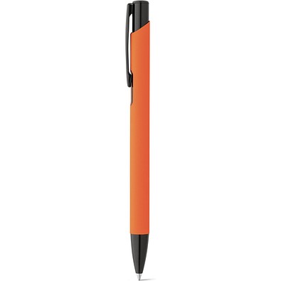 POPPINS. Kugelschreiber aus Aluminium und Gummi, Orange