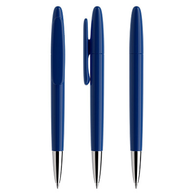 prodir® Drehkugelschreiber DS5 TPC Twist, blaue Mine, blau