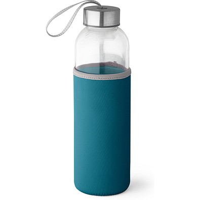 RAISE. Glas und Edelstahl Sportflasche 520 mL, Blau