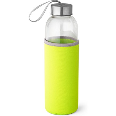 RAISE. Glas und Edelstahl Sportflasche 520 mL, Hellgrün