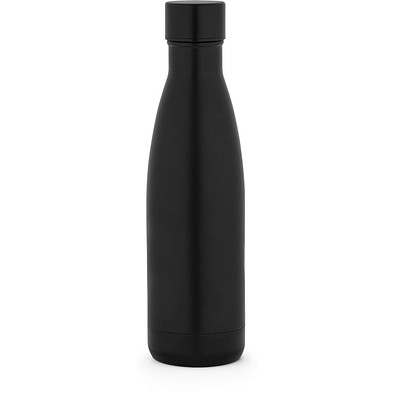 RE-BUFFON M. Thermosflasche aus 90% recyceltem Edelstahl 520 mL, Schwarz