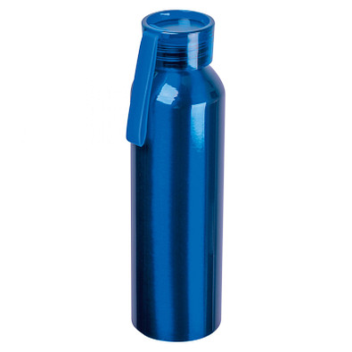 Recycelte Aluminiumflasche Cork,blau