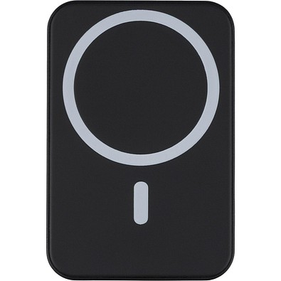 Recycelte kabellose Ladestation Miren, schwarz