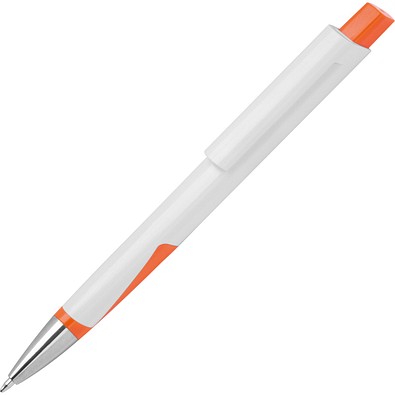 Recycelter ABS Kugelschreiber MAJA, orange