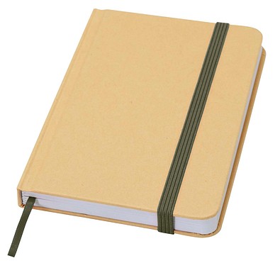 Reed A6 Hardcover Notizbuch, blanko, aus recyceltem Material, waldgrün