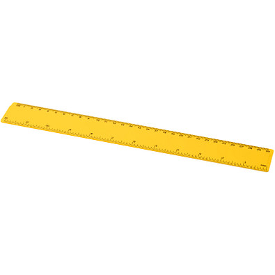 Refari 30 cm Lineal aus recyceltem Kunststoff, gelb