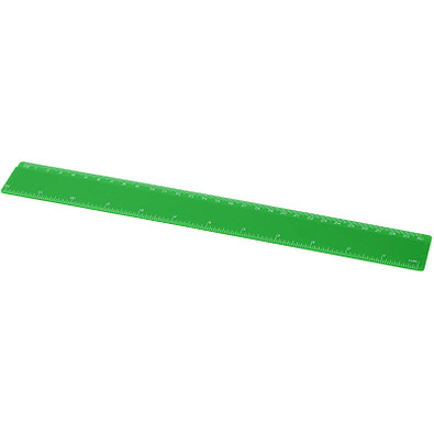 Refari 30 cm Lineal aus recyceltem Kunststoff, grün