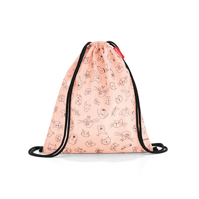 reisenthel® Turnbeutel mysac kids, cats and dogs rose
