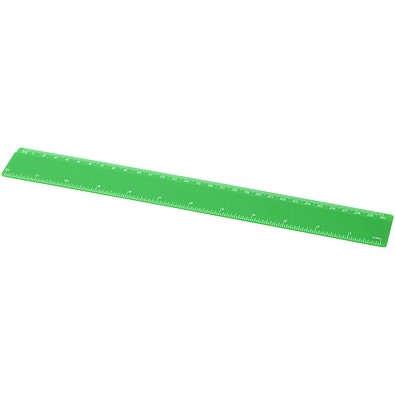 Renzo 30 cm Kunststoff-Lineal, grün