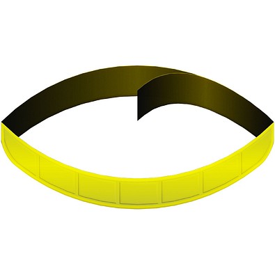 RFX™ 40 cm reflektierendes PVC Band für Haustiere, neongelb