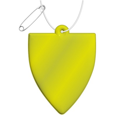 RFX™ H-12 reflektierender PVC-Koffer-Anhänger, neongelb