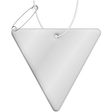 RFX™ H-12 reflektierender TPU-Anhänger Dreieck, weiss