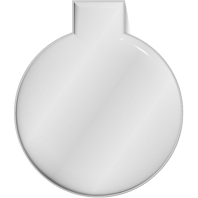 RFX™ M-10 Runder, reflektierender TPU-Magnet, groß, weiss