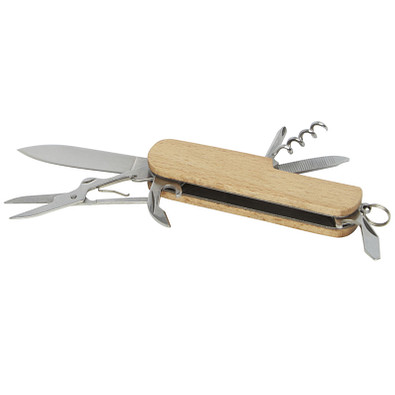 Richard Holztaschenmesser mit 7 Funktionen, holz