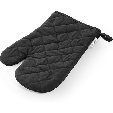 RICKEY. Küchenhandschuh aus Baumwolle (60% recycelter), Schwarz