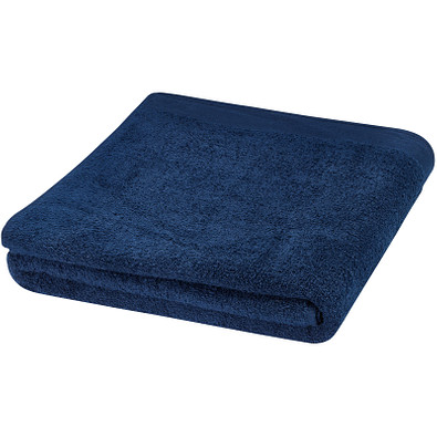 Riley 550 g/m2 Baumwollhandtuch 100 x 180 cm, navy
