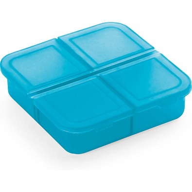 ROBERTS. Tablettenbox mit 4 Fächern, Hellblau