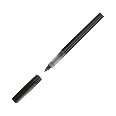 Rollerball aus Kunststoff mit Tinte, schwarz
