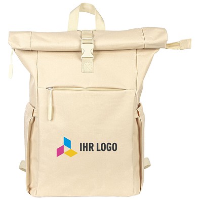 Rollup-Rucksack SIMPLE, creme