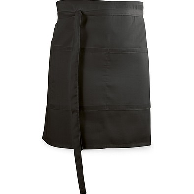 ROSEMARY. Barschürze aus Baumwolle und Polyester (150 g/m²), Schwarz