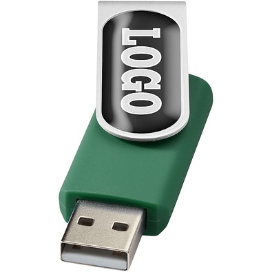 Rotate Doming USB-Stick, grün, 1GB