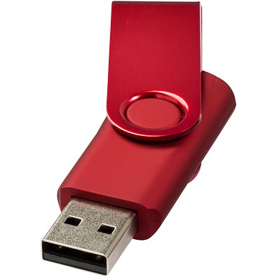Rotate Metallic USB-Stick, rot, 32GB