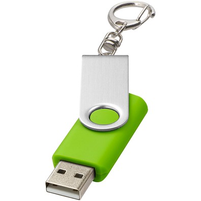 Rotate mit Schlüsselanhänger USB-Stick, limone, 64GB