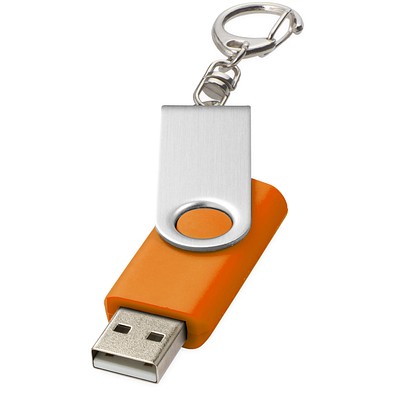 Rotate mit Schlüsselanhänger USB-Stick, orange, 64GB