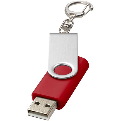 Rotate mit Schlüsselanhänger USB-Stick, rot, 64GB