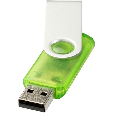 Rotate Transculent USB-Stick, grün, 16GB