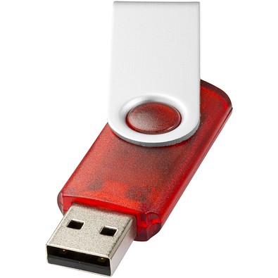 Rotate Transculent USB-Stick, rot, 64GB
