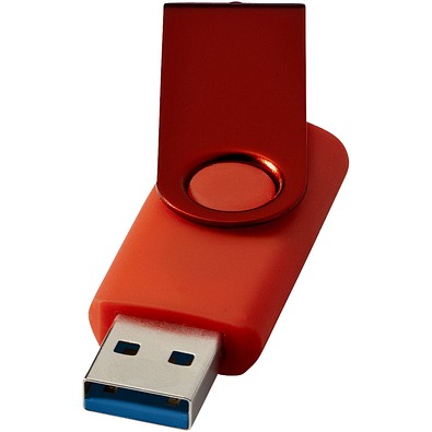 Rotate USB-Stick 3.0 aus Metall, hellrot, 16GB