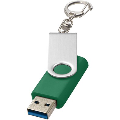 Rotate USB-Stick 3.0 mit Schlüsselanhänger, grün, 128GB
