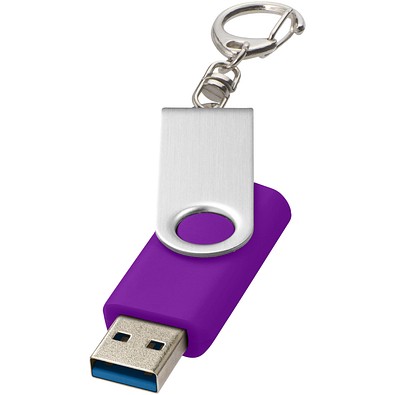 Rotate USB-Stick 3.0 mit Schlüsselanhänger, lila, 128GB