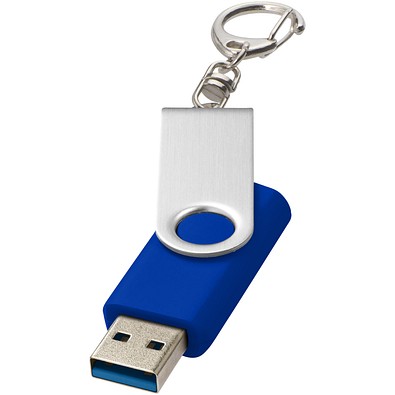 Rotate USB-Stick 3.0 mit Schlüsselanhänger, royalblau, 16GB