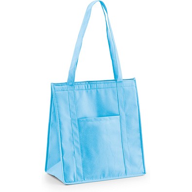 ROTTERDAM. Kühltasche aus Vliesstoff (80 g/m²), Hellblau