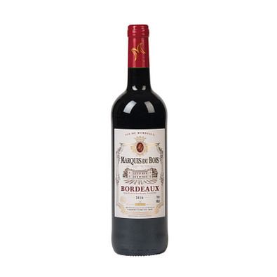 Rotwein MARQUIS DU BOIS – BORDEAUX,Jahrgang 2016