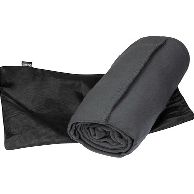 RPET Fleece Decke, anthrazit