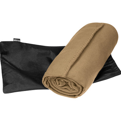 RPET Fleece Decke, beige