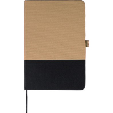 rPET-Polyester-Notizbuch A5 Yuna, beige